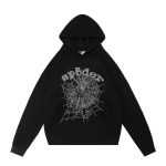 Piiri&uuml;lene ilutrend sp5der lai Ameerika hip-hop t&auml;navune vabaaja lai ja mitmek&uuml;lgne puuvillane kapuutsiga kampsun tr&uuml;kiga S gray