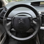 Nahk Citroen C4 2009 jaoks K&auml;sit&ouml;&ouml;na &otilde;mmeldav Roolikate Salongi Kaitsekate Autotarvikud Must C4 2009 gray