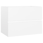 Valge vannitoakapid 60 x 38,5 x 45 cm Valmistatud puitlaastplaadist