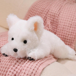 30-65cm Armas Kohev Valge West Highland White Terrier Pehmem&auml;nguasi Pehme Kutsikas Pehmem&auml;nguasi T&auml;idisega Elutruu Koer Loom rahustav Nukk Kingitus 30cm valge