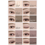 CLIO Pro Eye Palette Air 12 V&auml;rvi Silmav&auml;rvipalett Eksklusiivse Pintsliga 0,6 g x 12 001 Coral Studio beige
