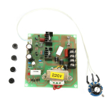 DC 220V 750W Reguleeritava Kiiruse Kontroller Regulaator Elektromootor