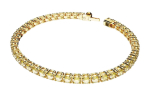 Swarovski Matrix Tennis Kuupmeetrilise Tsirkooniumiga K&auml;ev&otilde;rud Naiste Kuldne 5648933 Yellow|S beige