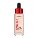 L'Oreal Paris Infallible 24H toonitud seerum-jumestuskreem, kerge katvus, niiske ja s&auml;rav viimistlus, &uuml;lekandekindel, 30 ml beige