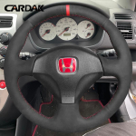 Isetegemise must seemisnahast auto roolikatte kate Honda S2000 2000-2008 Civic Si 2002-2004 Acura RSX Type-S 2002-2006CV1 jaoks gray