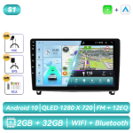 Peugeot 407 2004 - 2011 jaoks Android Autoraadio Multimeedia Video M&auml;ngija Navigatsioon GPS Carplay Puuteekraan Autostuudio Intelligentsed S&uuml;steemid 4CORE 2G 32G gray
