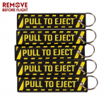 5 TK/LOT V&otilde;tmehoidja T&otilde;mmake v&auml;ljaviskamiseks Aviation Gift Keychain Tikitud v&otilde;tmehoidja mood kollane