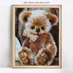 Teemantmaaling Karu Teemanttikandid 5D DIY Pilt Rhinestone Mosaiic Dekoratsioon 20X30CM