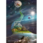 Teemantmaali illusioon Planetaarne v&otilde;ilill ristpistes Teemanttikandid Kodukaunistus Rhinestone 20X30CM