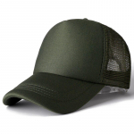 Unisex m&uuml;ts vabaaja tavalise v&otilde;rguga pesapallim&uuml;tsi reguleeritav Snapback m&uuml;tsid naistele meestele Hip Hop Trucker Cap 54cm-60cm armee roheline v&auml;rv