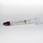 Klaastoru akvaariumi termomeetri temperatuur sukeldatavad imemisakvaariumid paakide sisekujundus 1pc