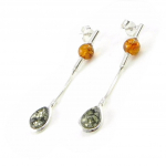 Les Tr&eacute;sors De Lily [I8944] &ndash; kahetoonilised merevaigust h&otilde;bek&otilde;rvar&otilde;ngad  Inspiration oranž