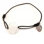 Les Tr&eacute;sors De Lily [L5169] - Bracelet fantaisie 'Fengshui' noir must