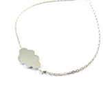 Les Tr&eacute;sors De Lily [N3375] - Bracelet Argent 'Nuage' (rhodi&eacute;) h&otilde;be