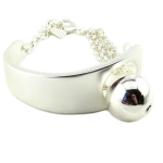 Dolce Vita [P9633] - Bracelet Cr&eacute;ateur 'Antica' argent&eacute; - 23 mm h&otilde;be