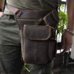 Meeste ehtsast nahast multifunktsionaalne vabaaja Messenger &uuml;he &otilde;la rist kehaga jalakotti kott v&ouml;&ouml;rihma komplekt tumepruun v&auml;rv