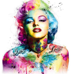 T&auml;ielik 5D Teemantmaal, &Otilde;limaal Monroe Tikand Ristpistes Kodukaunistus K&auml;sitsi valmistatud kingitus 25x25cm