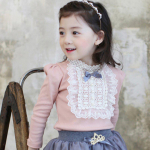 YUBAOBEI s&uuml;gis armsad beebid, lapsed, t&uuml;drukud, puuvillased pitsilised pikkade varrukatega s&auml;rgid, v&auml;ikelaste pluusid 1-2 Years punane