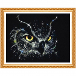 Teemantmaal Tikandid Loomad &Ouml;&ouml;kull 5D Teemantmaaling T&auml;ielik &uuml;mmargune Daimond maaliring 20X30CM