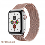 Apple Watchi rihma 44 mm 40 mm jaoks Iwatch Series 6 SE jaoks 5 4 3 42 mm 38 mm Milanese aasa rihmaga randmepaelad metallist roostevabast terasest k&auml;ev&otilde;ru For 38MM and 40MM