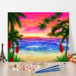 DIY v&auml;rvid numbrite j&auml;rgi &otilde;limaali komplekt L&otilde;uend DIY &otilde;limaal numbrite j&auml;rgi Seinakunsti kaunistused kodukinki kunstiks ja hobideks 40x50cm no frame