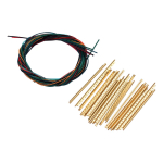 6 tk mitmev&auml;rvilisi nailonist klassikalise kitarri keeli koos 21 tk 2,2 mm laiusega messingist klassikalise kitarri rihmaga For Classical Guitar