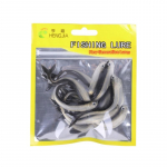 Pehmed kreveti ussid kala peibutis h&otilde;bedane silikoon voblerid kalastustarbed jigging maggot kalastuss&ouml;&ouml;t Jig pea s&ouml;&ouml;t 10 Pcs&Bag 8cm&2g