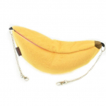 Banaani hamstri voodimaja v&otilde;rkkiik, soe orava siil voodi maja puur, pesa hamstri tarvikud yellow banana