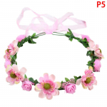 Beebit&uuml;drukute kroonlillede p&auml;rga juuksepael Lastele pruudi lilleline peapael