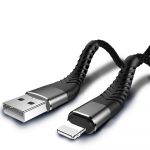 Kiirlaadimise USB-kaabel iPhone 12 11 Pro X Max 6 6s 7 8 Plus Apple iPad Origin 2m 3m juhtmega mobiiltelefoni andmelaadija juhe 1m must