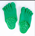 Naljakad suure varba sussid, sundsimulatsioon suure jalaga kingad Paljajalu Paljajalu Daisy Spoof viie s&otilde;rmega jalan&otilde;ud 27 roheline