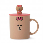 LINE FRIENDS Chocolate Basic kruusitasside kattekomplekt 330 ml one
