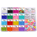 1 komplekt/kott Seemnehelmed Kiri/Armastuss&uuml;damed/T&auml;hed Akr&uuml;&uuml;lhelmed isetegemise ehete valmistamiseks