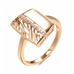 Kinel Luxury Square Rose Gold v&auml;rvi l&auml;ikivad s&otilde;rmused naistele 7 roosa kuldne v&auml;rv