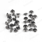 100 komplekti topeltkorkidega neetide naastud nahast k&auml;sit&ouml;&ouml; jaoks 5 mm, 6 mm, 7 mm, 8 mm, 9 mm, 10 mm, 12 mm 10x10mm