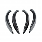 4tk/komplekt Carbon Look siseukse k&auml;epideme katte trimm BMW 3 seeria F30 2013-2018/4 seeria F36 2015-2018 jaoks