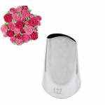 #122 Korea oa roosi kroonlehtede torude otsik kooki kaunistav glasuuriotsad roostevabast terasest kondiitritoodete otsikud kreempasta lillet&ouml;&ouml;riista jaoks 1pc