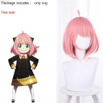 Lapsed / t&auml;iskasvanud Anime SPY FAMILY Anya Forger Cosplay Kost&uuml;&uuml;m T&auml;iskasvanute pikkade varrukatega t&uuml;drukukleit Vormiriietus &Uuml;likond &Uuml;li&otilde;pilaskolledži Riided Mustad kleidid XXL