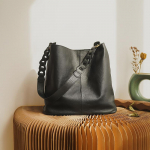 Johnature Fashion naiste kandekott ehtsast nahast lihtsast naturaalsest ehtsast pehmest veisenahast &uuml;hev&auml;rvilised mitmek&uuml;lgsed &otilde;lakotid must