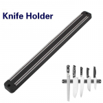 Uus kvaliteetne magnetiline noahoidja seinale kinnitatav must ABS-plastist plokkmagnetiga noahoidja metallile