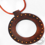 Nautical Antique Vintage nahast rihmaga kaelakee luubiga suurendusklaasi ripats