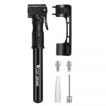 Mini 100 PSI jalgrataste rehvipump kaasaskantav maastikujalgratta pumbaga korvpallipumba k&auml;sipump must