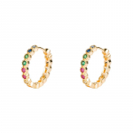 Naiste loomingulised geomeetrilised r&otilde;ngask&otilde;rvar&otilde;ngad v&auml;ikesed &uuml;mmargused v&auml;rvilised tsirkoonkristallidest k&otilde;rvaklapid OneSize valge