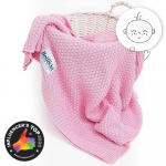 Bellochi bamboo blanket rosa, 100x80 cm, pink