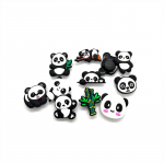 11 tk Super Cute Panda seeria PVC kingav&otilde;lusid kingade kaunistamiseks 11pcs