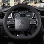 Citroen Berlingo e-Berlingo Berlingo XL jaoks 9 v&auml;rvi Auto roolikate PU-nahast libisemiskindel Auto D shape Black