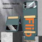 &Uuml;mbris Z Flip3 jaoks koos rihmaga objektiiviga kaamera klaasist kaitse&uuml;mbris Samsung Galaxy Z Flip3 5g &uuml;mbris randmepael plastikust arvuti tagakaas for Galaxy Z Flip 4 h&otilde;be