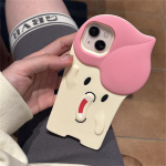 Armas naljakas multikas Honey Peach silikoonist telefoni&uuml;mbris iPhone'ile 14 13 12 11 Pro Max 14pro Korea Armas kaitsev pehme kate Funda For iPhone 11Pro Max