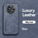 KEYSION luksuslik nahast &uuml;mbris HONOR Magic 4 Pro 5 Pro pehmest silikoonist p&otilde;rutuskindel telefoni tagakaas Huawei Honor Magic5 Pro 5G jaoks for Huawei Migic 4 sinine