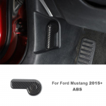 Auto rooliratta ukse k&auml;epideme kaunistus keskkonsooli katte kaitsekleebis Ford Mustang 2015 Up ABS autotarvikud s&uuml;sinikkiust must Bonnet switch